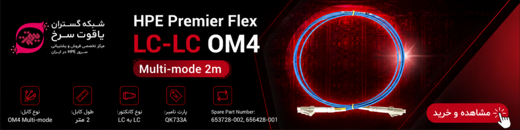 HPE Premier Flex LC-LC Multi-mode OM4 2m QK733A