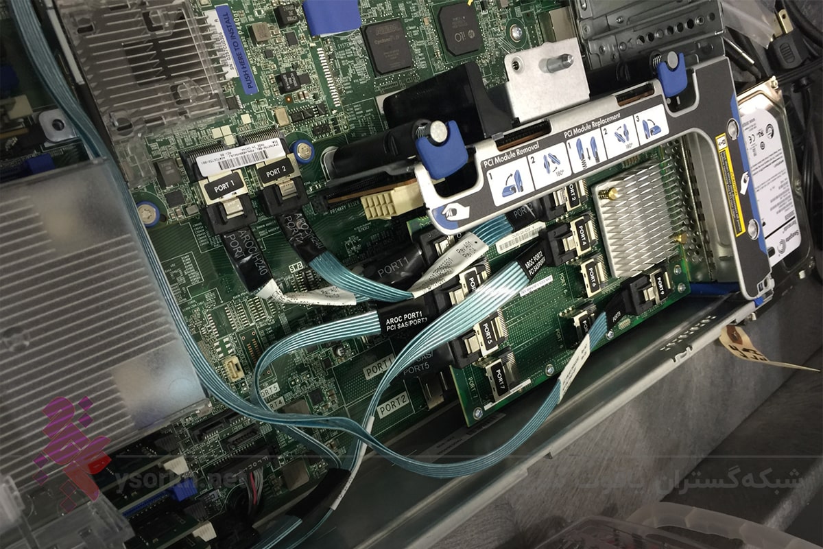 اطلاعات کارت اکسپندر HPE 12Gb SAS Expander card with Cables for DL380 Gen9 727250-B21