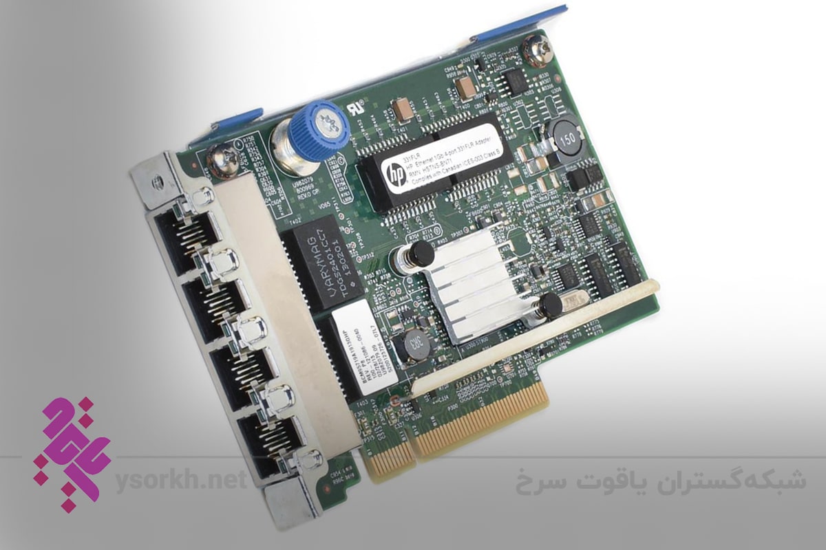 خرید کارت شبکه سرور HP Ethernet 1Gb 4-port 331FLR