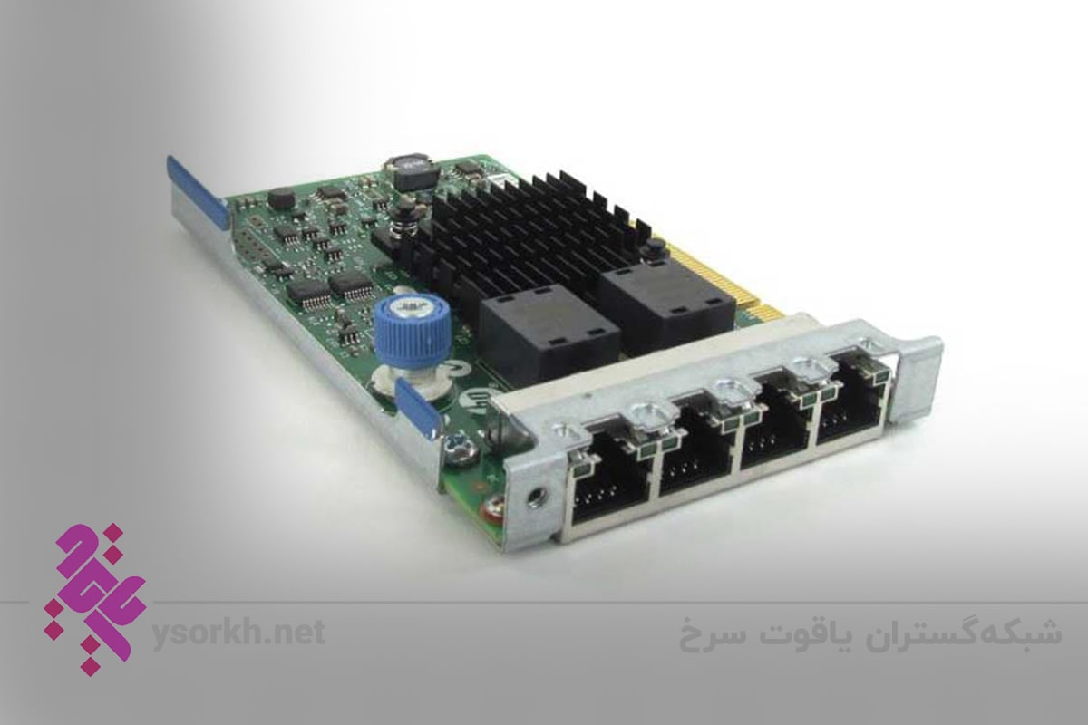 فروش کارت شبکه سرور HPE Ethernet 1Gb 4-port 366FLR Adapter 665240-B21