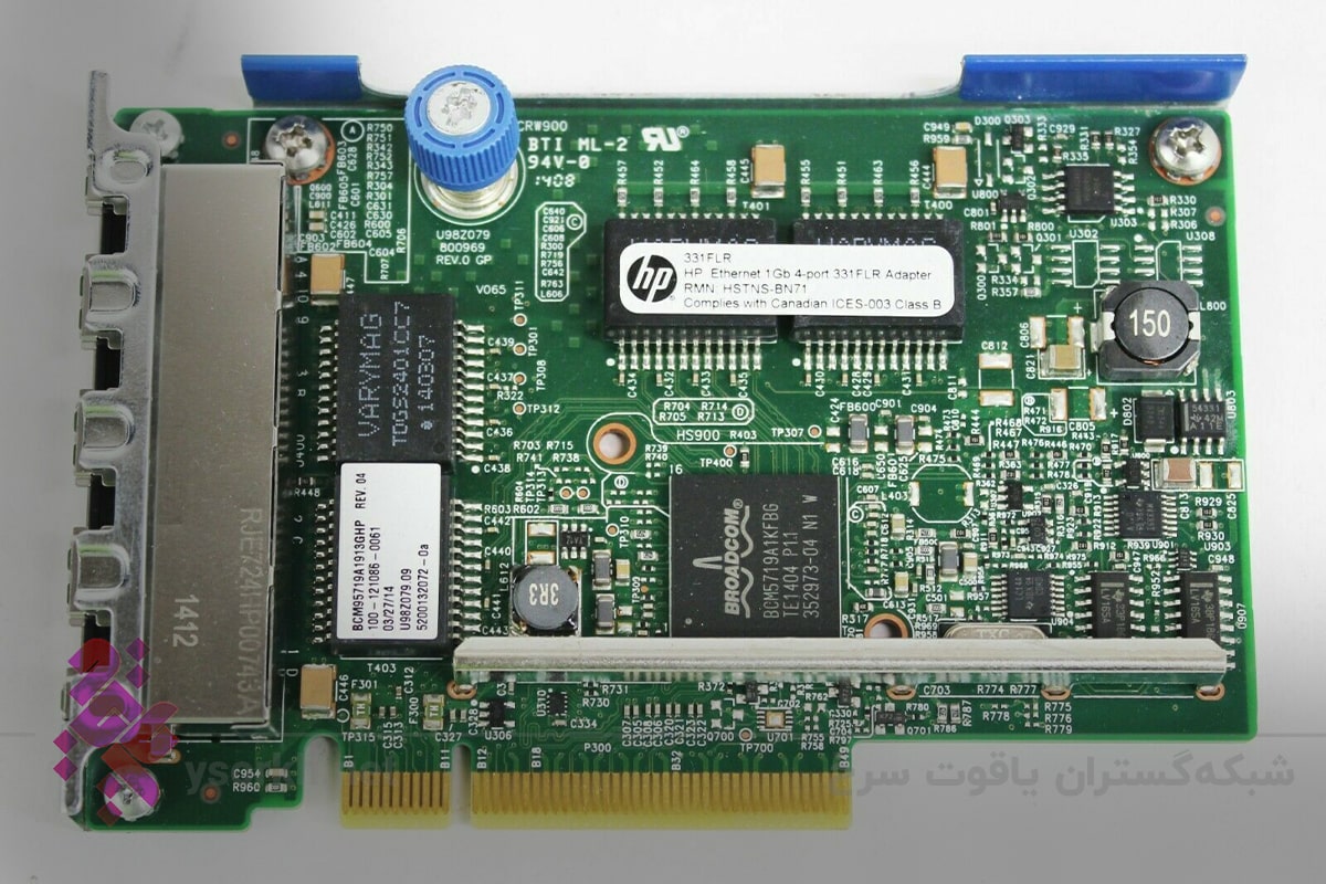 قیمت کارت شبکه سرور HP Ethernet 1Gb 4-port 331FLR