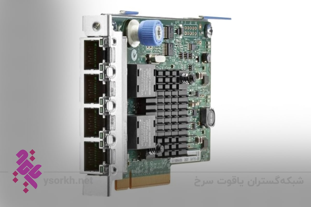 قیمت کارت شبکه سرور HPE Ethernet 1Gb 4-port 366FLR Adapter 665240-B21