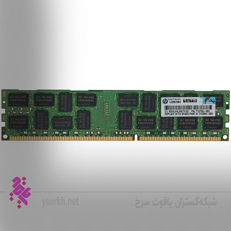 رم سرور HP 16GB DRx4 PC3L-12800 713985-B21