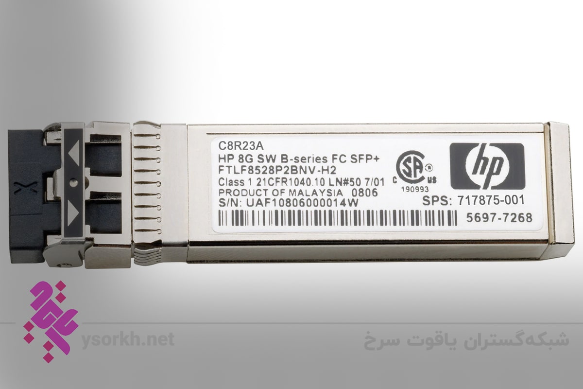 قیمت ماژول  HPE MSA 8Gb Short Wave Fibre Channel SFP+ 4-pack Transceiver C8R23B