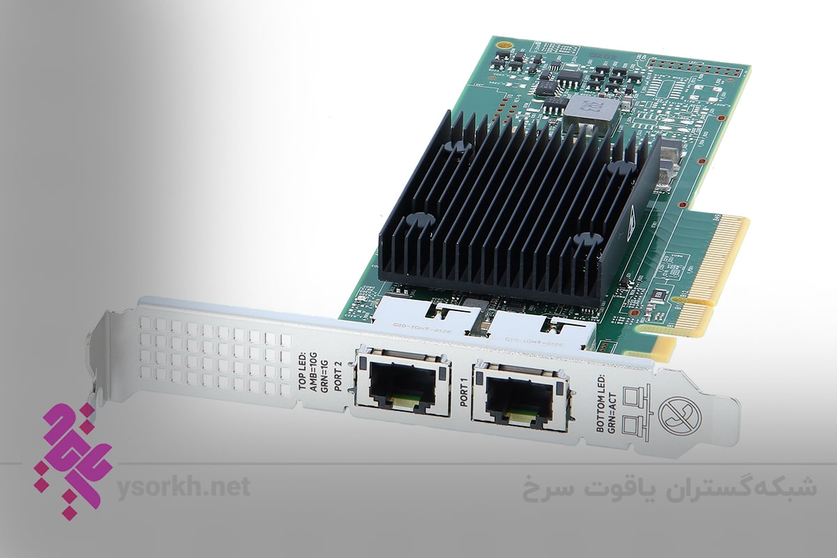 خرید کارت شبکه سرور HPE Ethernet 10Gb 2-port 535T Adapter + 813661-B21