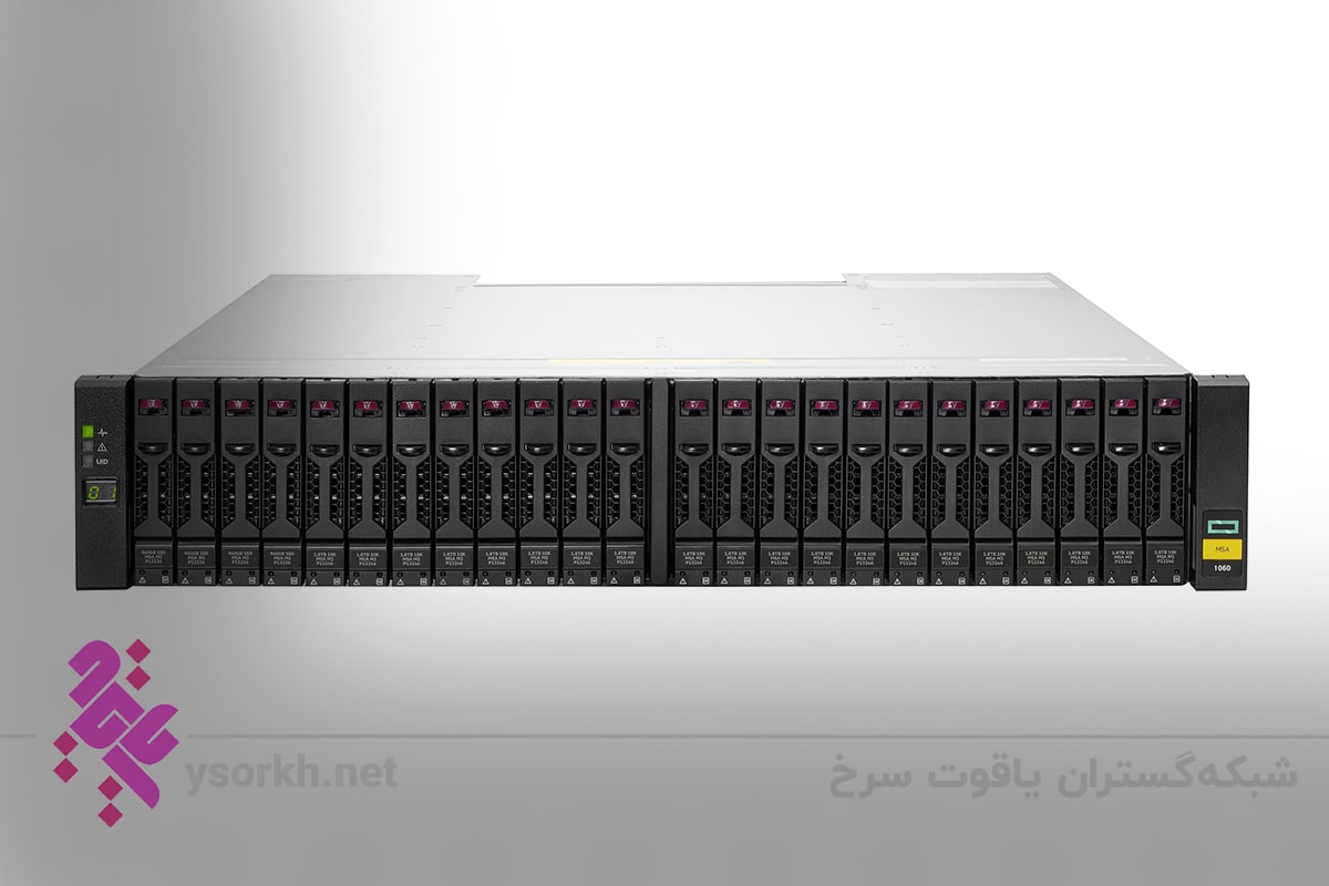 فروش استوریج HPE MSA 1060 16Gb Fibre Channel SFF Storage R0Q85A