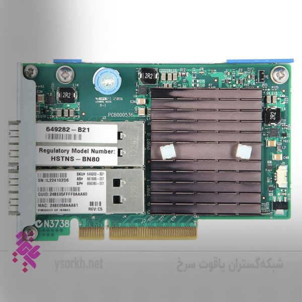 خرید کارت شبکه سرور HP Infiniband FDR-Ethernet 10Gb-40Gb 2-port 544FLR-QSFP Adapter 649282-B21