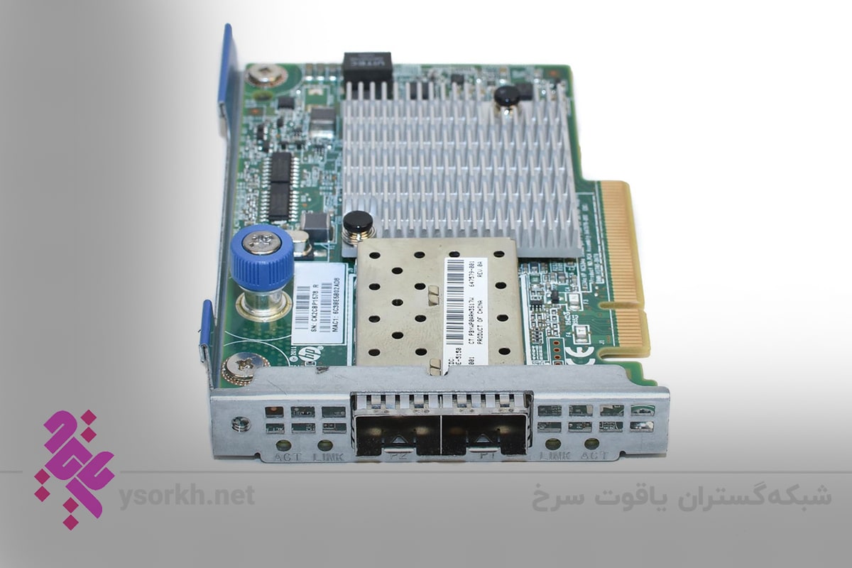 فروش کارت شبکه HPE Ethernet 10Gb 2-Port 570 FLR-SFP+ 717491-B21