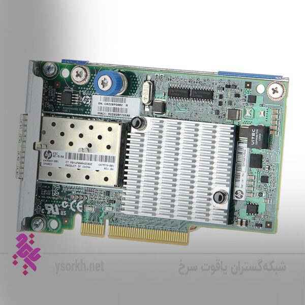 مشخصات کارت شبکه سرور HP Ethernet 10Gb 2-port 530FLR-SFP+ 647581-B21