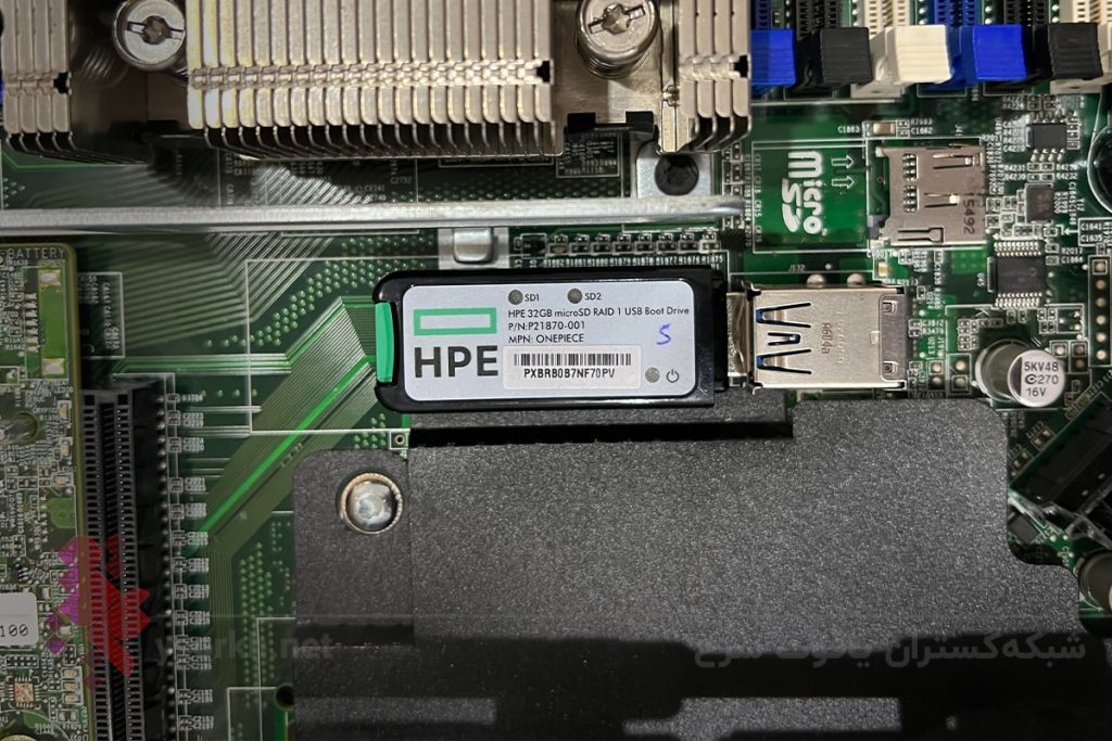HP DL360 G9 raid1 microSD