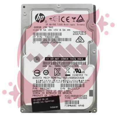 HP 600GB 15K SAS 6G Cache DP SFF HDD 736437-001