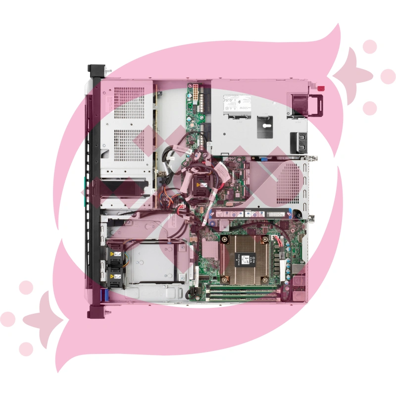 HPE DL20 G11 E-2436 1P 32GB-DR MR408i-o 4SFF 2x500W RPS NA P71682-005