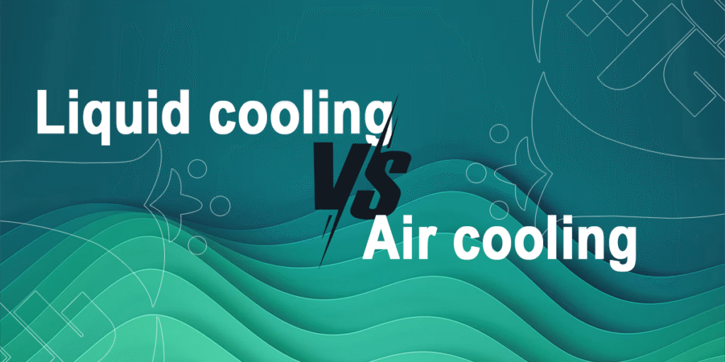 مقایسه air cooling و liquid cooling