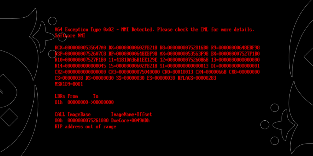 Uncorrectable PCIe Fatal Error Detected