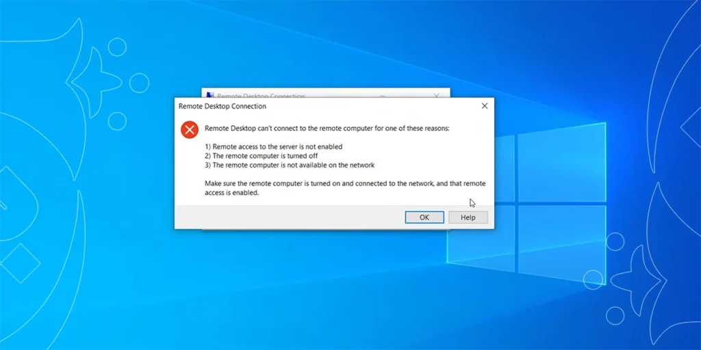 RDP Errors