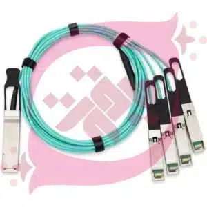 HPE 40GbE QSFP+ to 4x10GbE SFP+ 5m Active Optical Cable Q9S66A