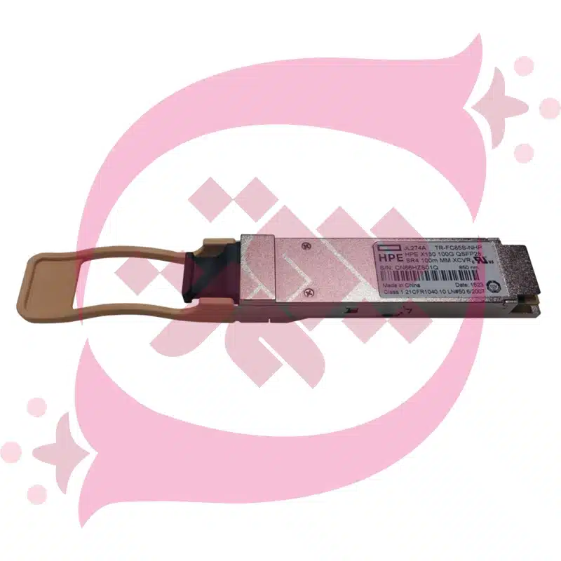 HPE Storage 100GbE QSFP28 SR4 Extended Temperature Pull Tab Transceiver S2T35A