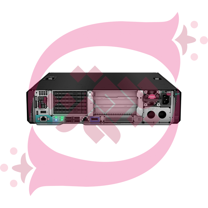 HPE DL145 G11 8124P 1P 2x32GB 2SFF NS204i-u 2x1000W PS EMEA Server P79815-425