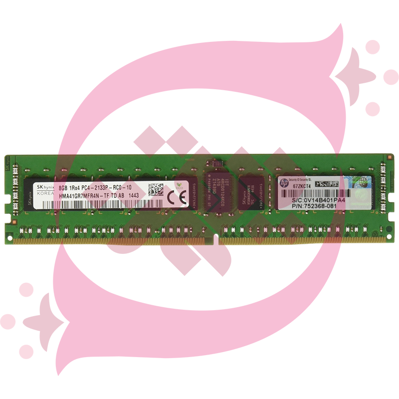 HPE 8GB (1x8GB) Single Rank x4 DDR4-2133 CAS-15-15-15 726718-B21 HPE 8GB (1x8GB) Single Rank x4 DDR4-2133 CAS-15-15-15 726718-B21