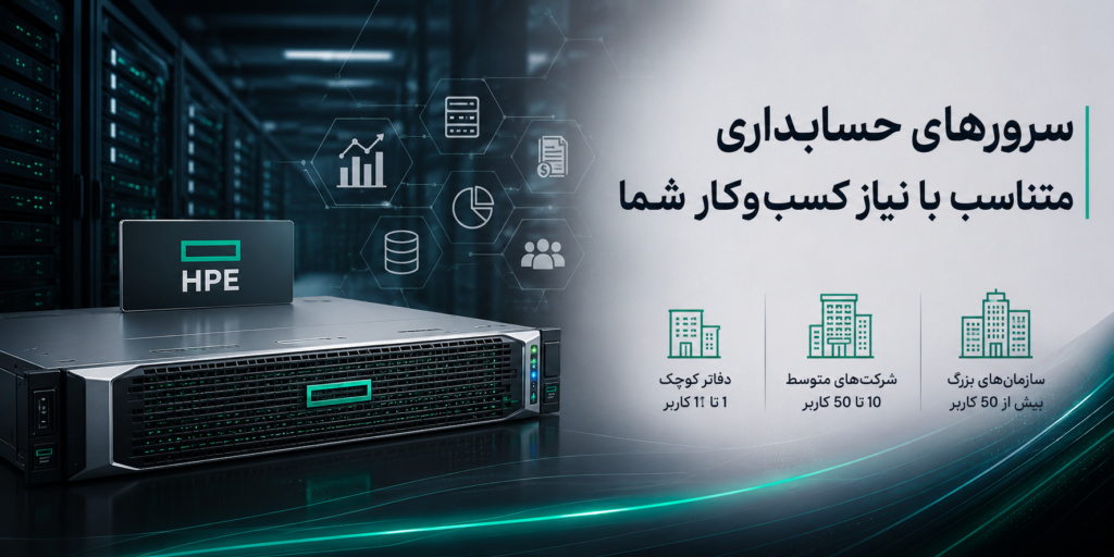انواع حداقل سرورهای حسابداری