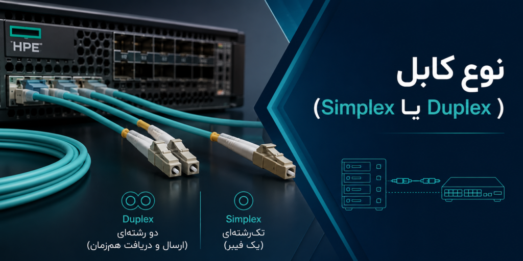 نوع کابل (Simplex یا Duplex)