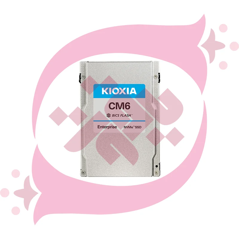 KIOXIA KCMY1VUG12T8 12.8TB NVMe MU U.3 SFF CM6-V Series Internal SSD